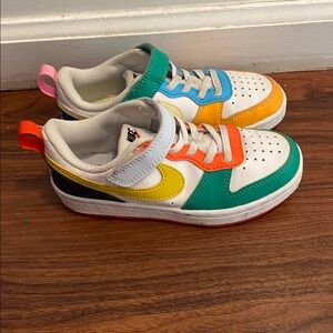 Nike Court Borough Low Recraft Sneakers Multi Color Youth Size US 11C